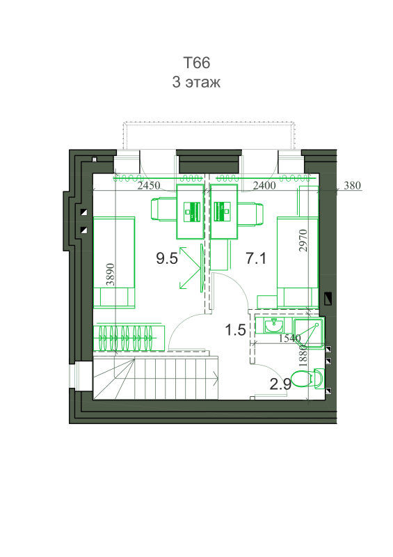Проект Э6-Т66 (фото) № 4